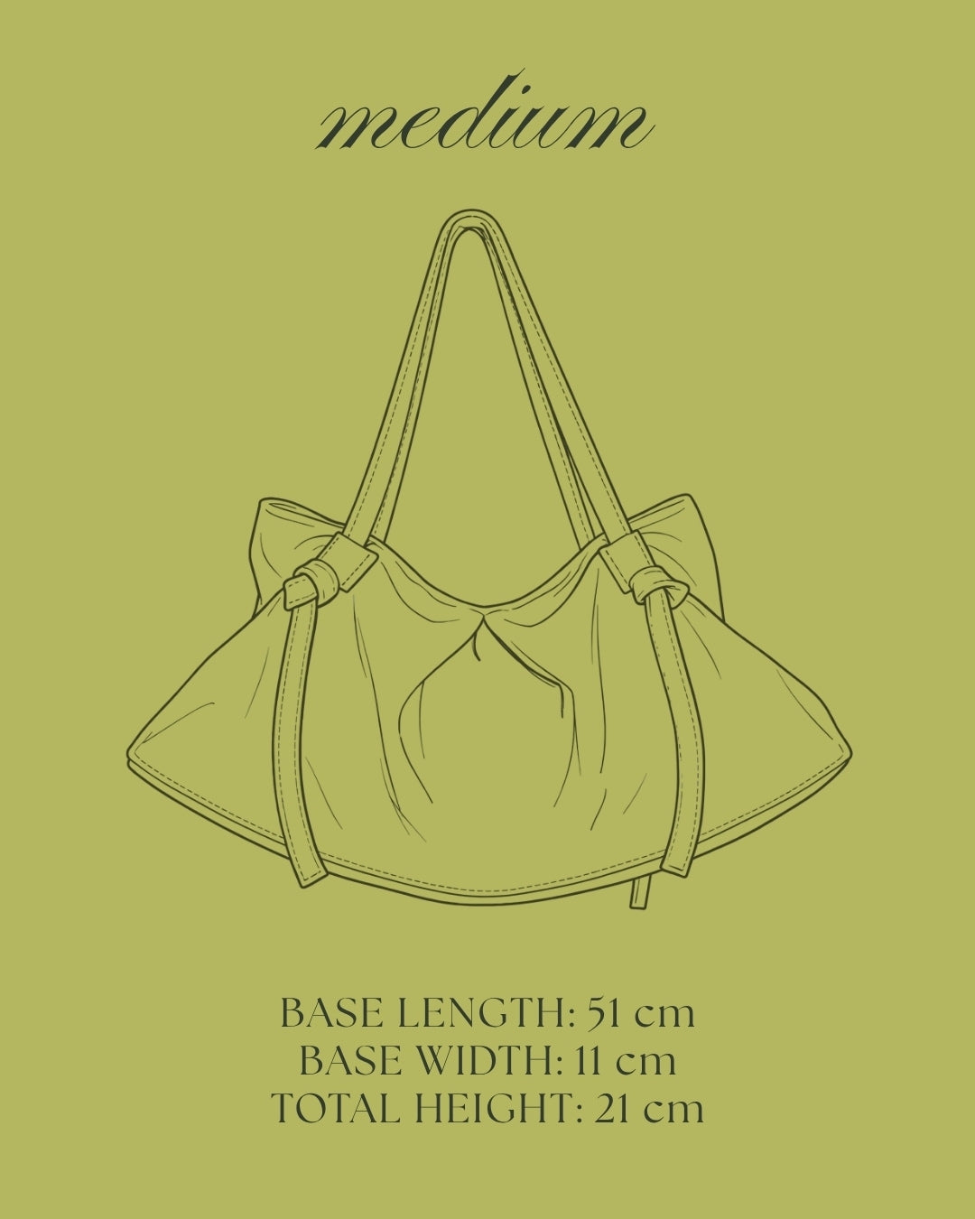 DUMPLING BAG IN APPLE GREEN