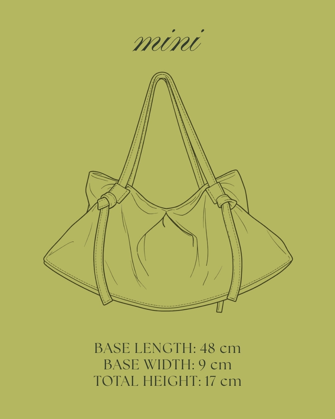 DUMPLING BAG IN APPLE GREEN