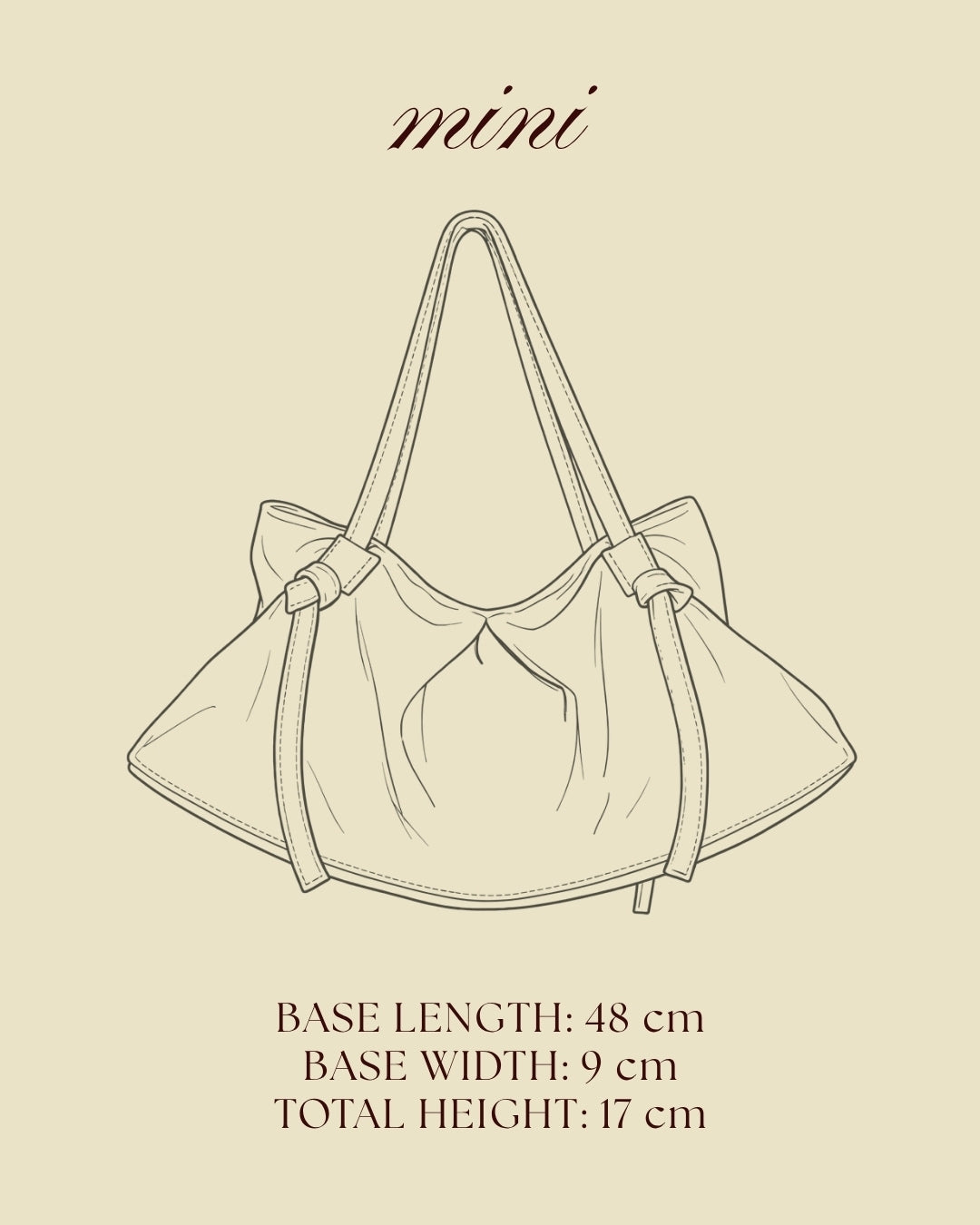 DUMPLING BAG IN BUTTER GLOSS