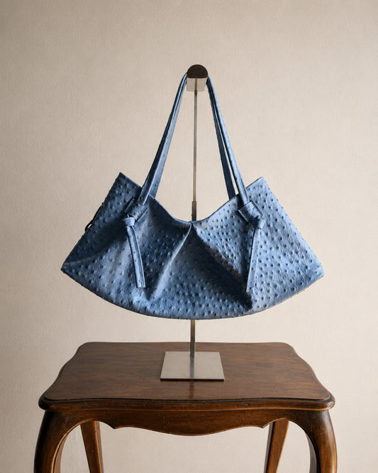 DUMPLING BAG IN INDIGO
