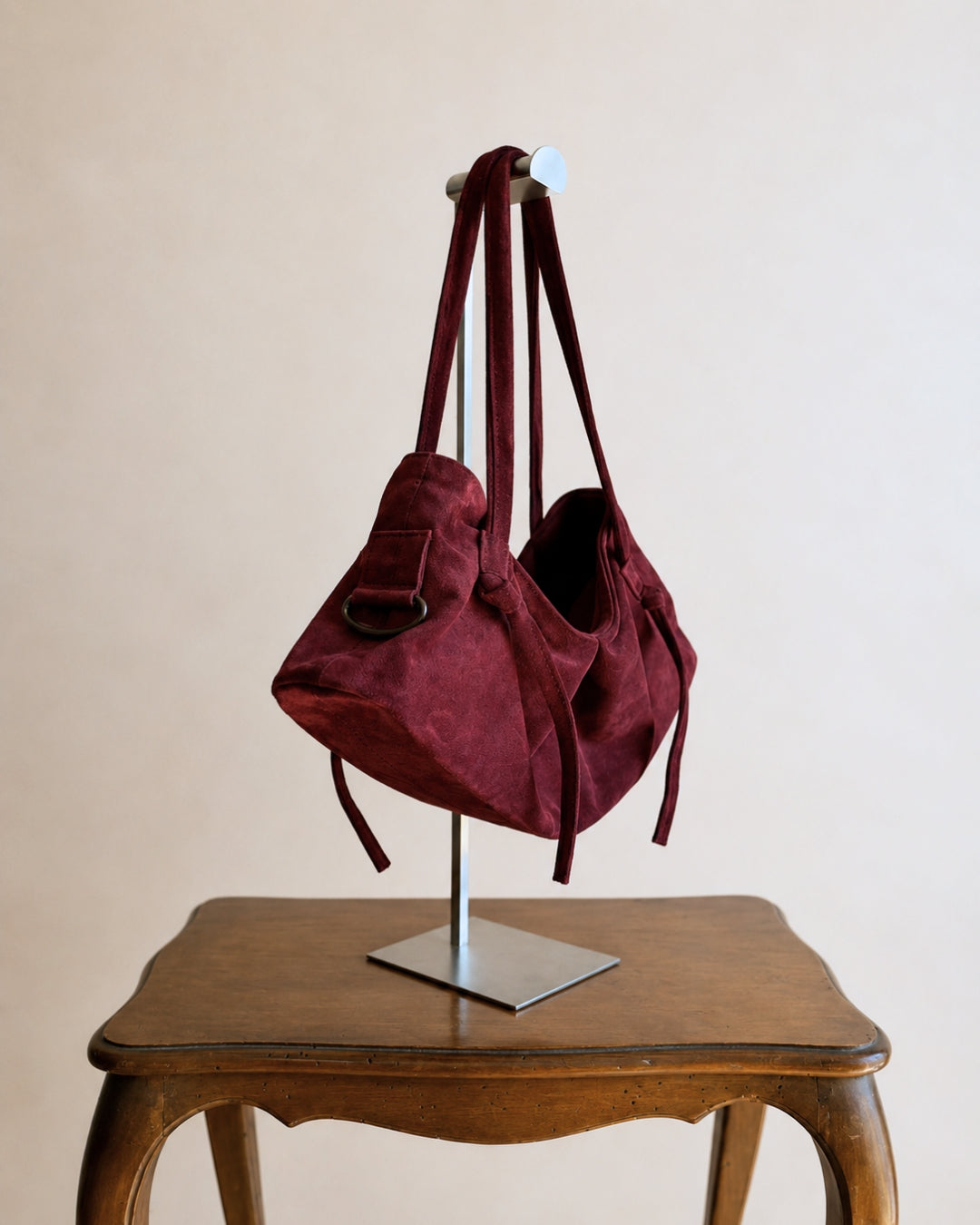 DUMPLING BAG IN RASPBERRY