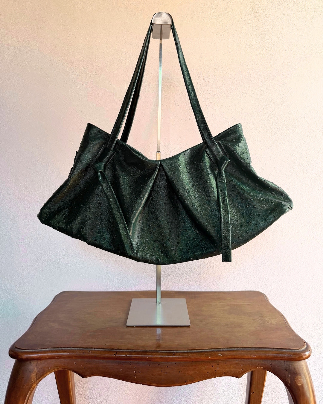 DUMPLING BAG IN MOSS