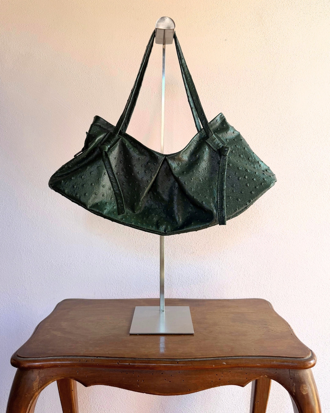 DUMPLING BAG IN MOSS