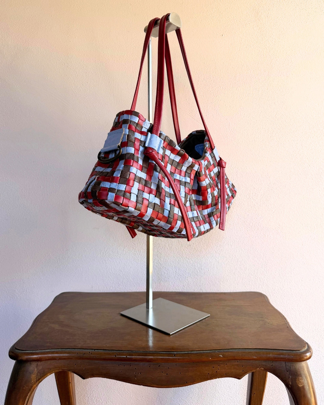 WOVEN DUMPLING BAG IN WINTER
