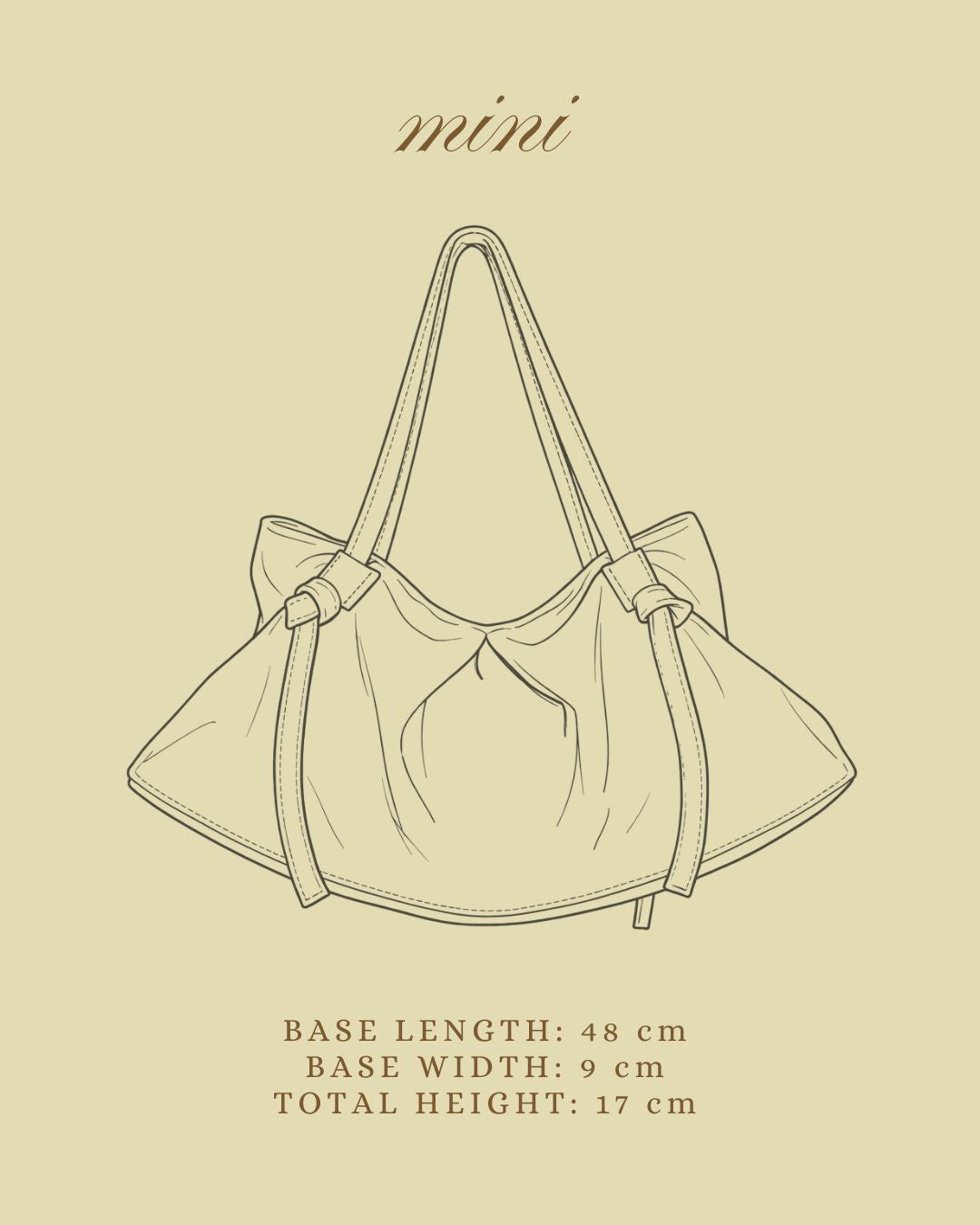 DUMPLING BAG IN BUTTER GLOSS