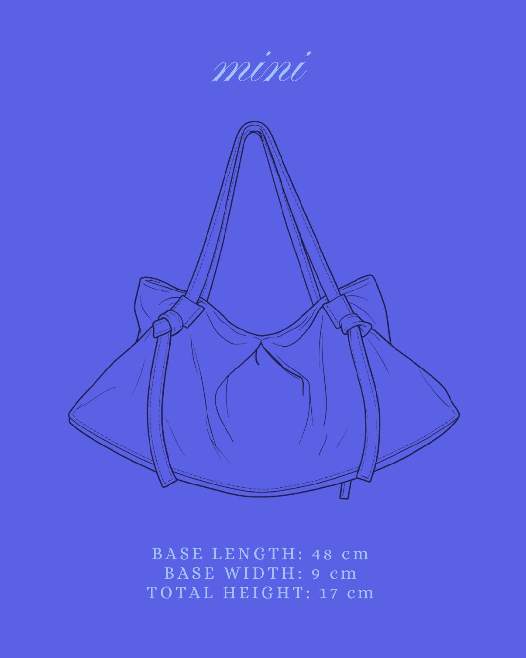 DUMPLING BAG IN BLUETTE