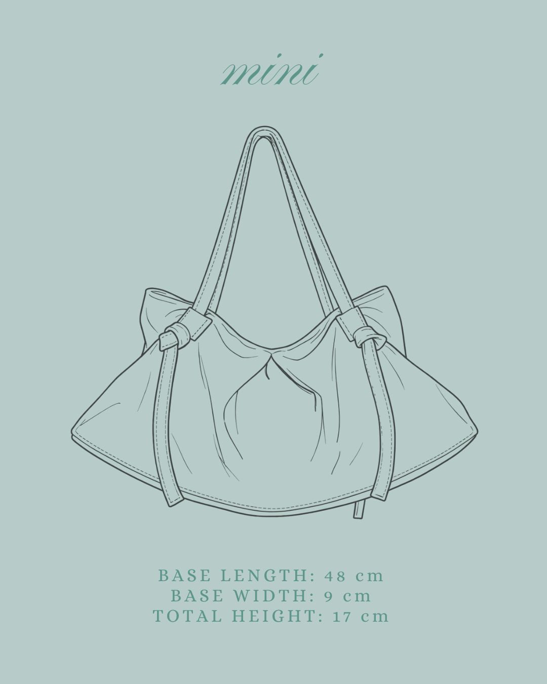 DUMPLING BAG IN MINT