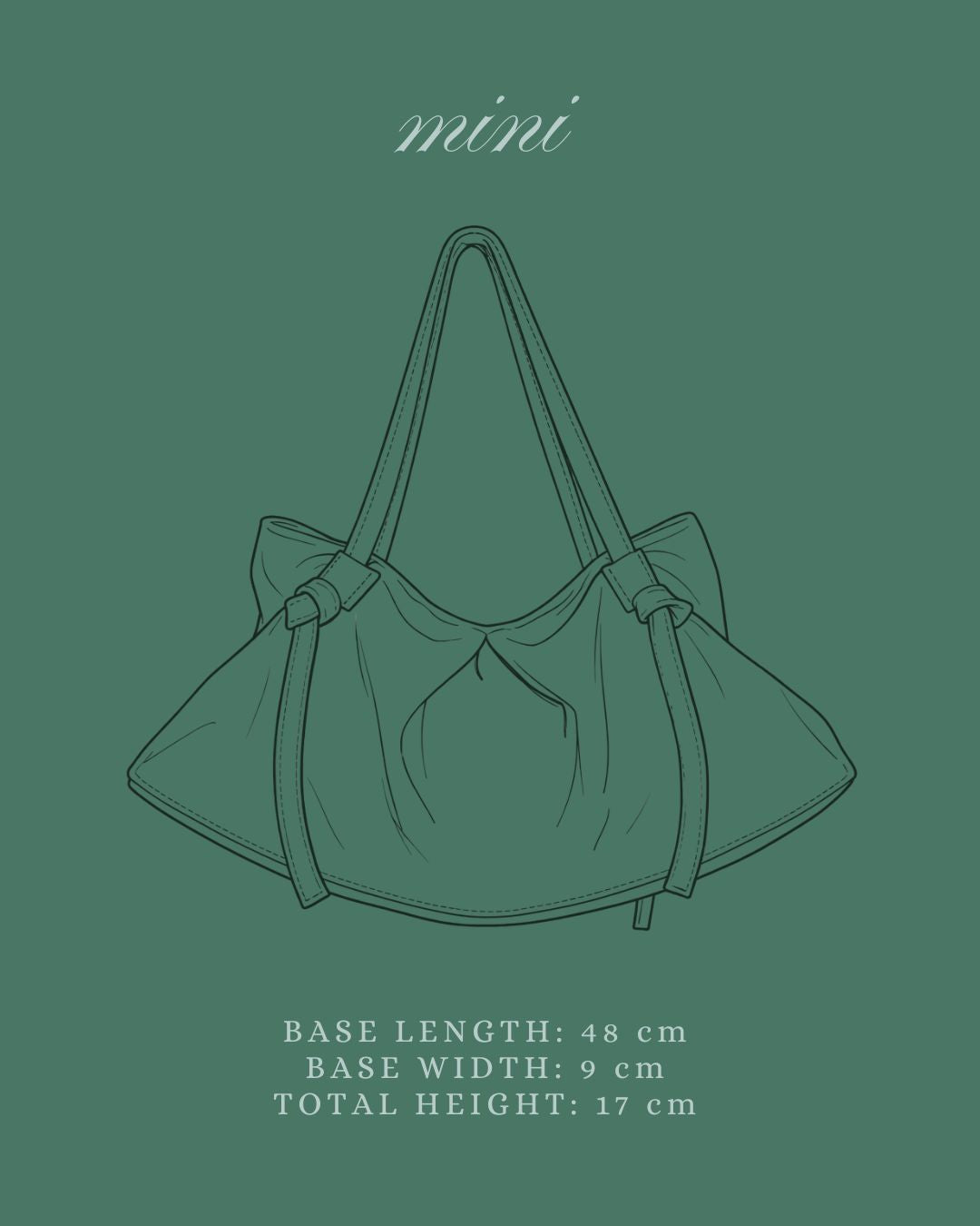 DUMPLING BAG IN MOSS