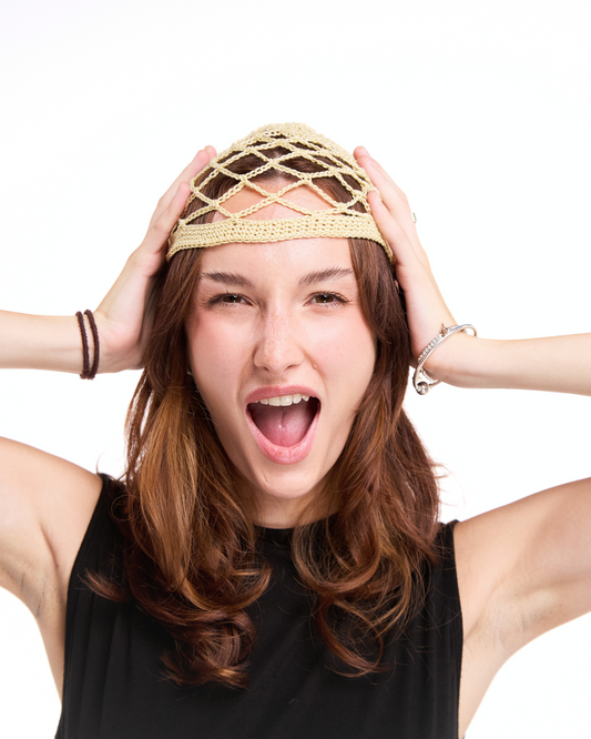 THE SOL FISHNET SKULLCAP